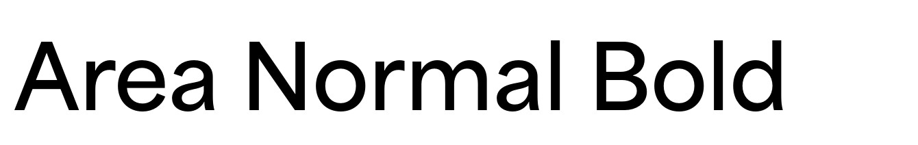 Area Normal Bold